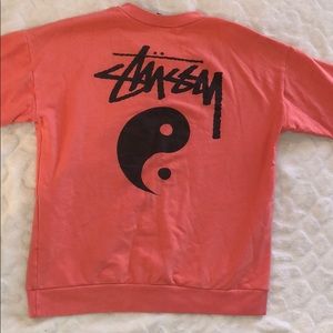 🌟SOLD🌟 Urban Outfitters Stussy Orange Sweatshirt